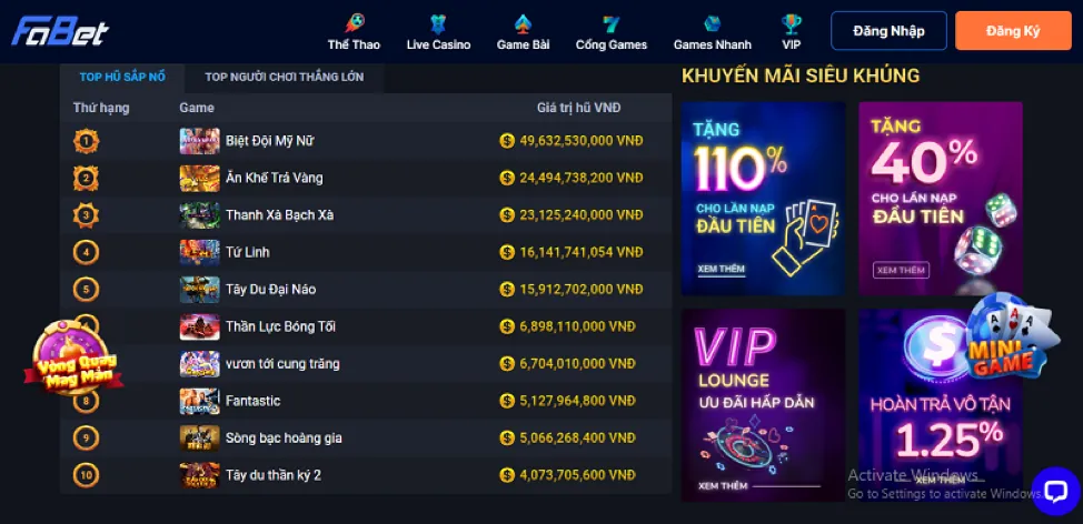 Ưu đãi đặc biệt cho game bắn cá KT88